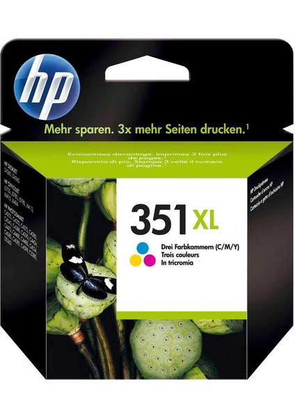 Hp 351XL-CB338E Renkli Orijinal Kartuş