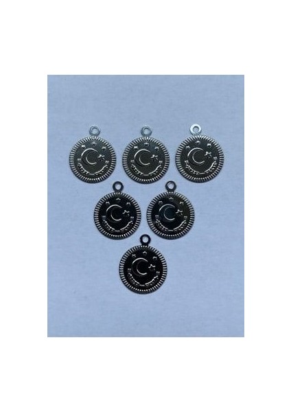 Ay Yıldız Ince Plastik El Işleme Pul 16MM. 15GR. 140-145 Adet. Gümüş. fırsatları