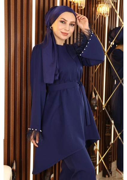 Tüy Detaylı Takım Indigo 19131 fiyatları