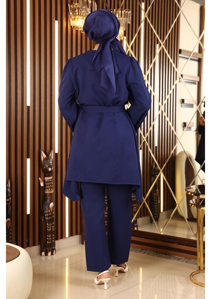 Tüy Detaylı Takım Indigo 19131 indirimleri