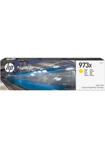 Hp 973X-F6T83AE Sarı Orijinal Kartuş Yüksek Kapasiteli