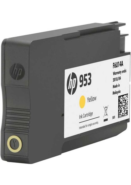 Hp 953-F6U14AE Sarı Orijinal Kartuş