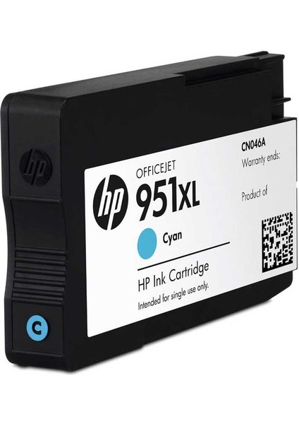 Hp 951XL-CN046AE Mavi Orijinal Kartuş Yüksek Kapasiteli