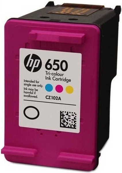 Hp 650-CZ102AE Renkli Orijinal Kartuş