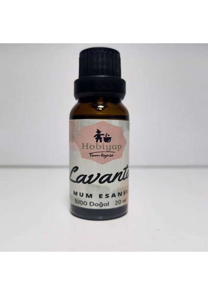 By Hobi Yap Lavanta Mum Esansı Soya Wax Esansı Buhurdanlık Yağı 20 ml