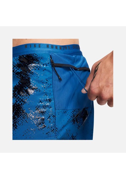 Run Division Dri-Fit Adv 10CM (Approx.) Brief-Lined Running Erkek Astarlı Mavi Koşu Şort FN3377