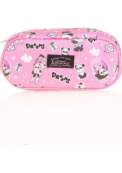 Nature Özel Bölmeli Kalem Çantası Panda K2632