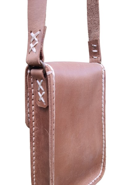 Dionysos Ss5 Model El Yapımı Vintage El Dikişi Unisex Crazy Deri Küçük Boy Çanta Telefon Çantası fiyatları