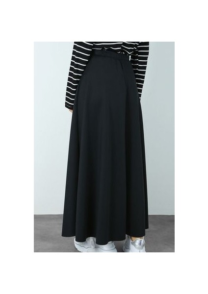 Kadın Siyah Scuba Kloş Etek fiyatları