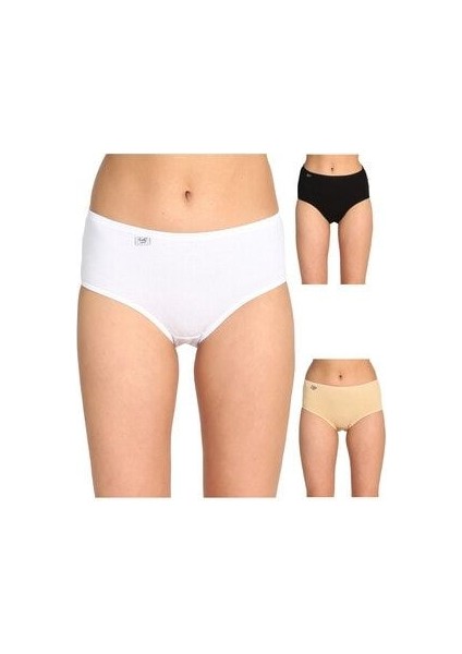 Kadın Siyah 5'li Paket Likralı Bato Külot ELF568T0924CCM5