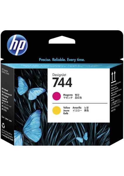 Hp 744-F9J87A Kırmızı-Sarı Orijinal Baskı Kafası