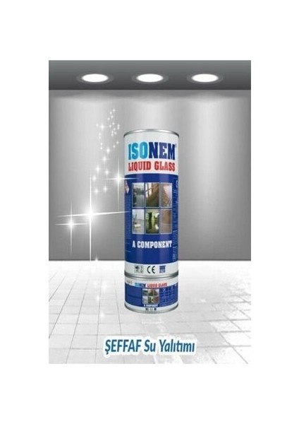 Lıquıd Glass Sıvı Cam Şeffaf Parlak Zemin Su Yalıtımı 2 kg