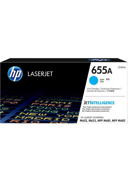 Hp 655A-CF451A Mavi Orijinal Toner