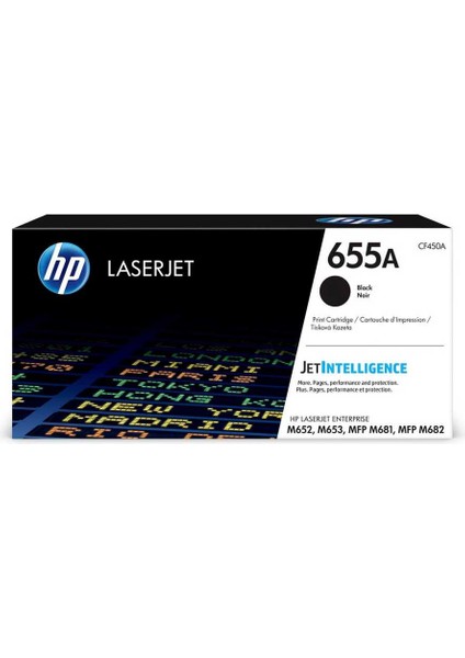 Hp 655A-CF450A Siyah Orijinal Toner