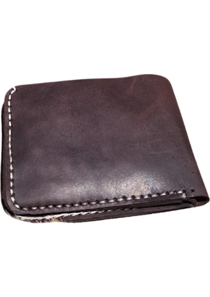 Poseidon Model El Yapımı Unisex Koyu Kahve Vintage Hakiki Deri Cüzdan Kartlık fiyatları