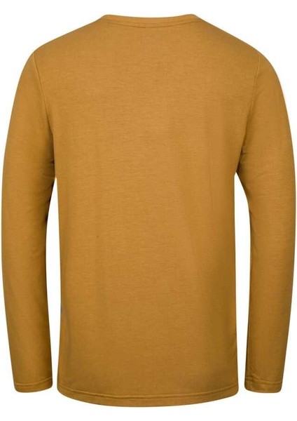 Vernon Erkek Uzun Kol Viloft T-Shirt Açık Kahverengi 2ASVERMFBSS24-LBR
