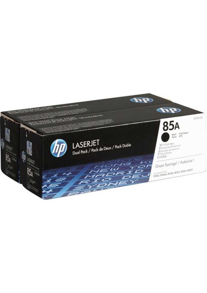 Hp 85A-CE285AD Orijinal Toner Ikili Paket
