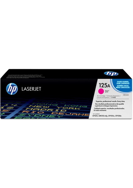 Hp 125A-CB543A Kırmızı Orijinal Toner