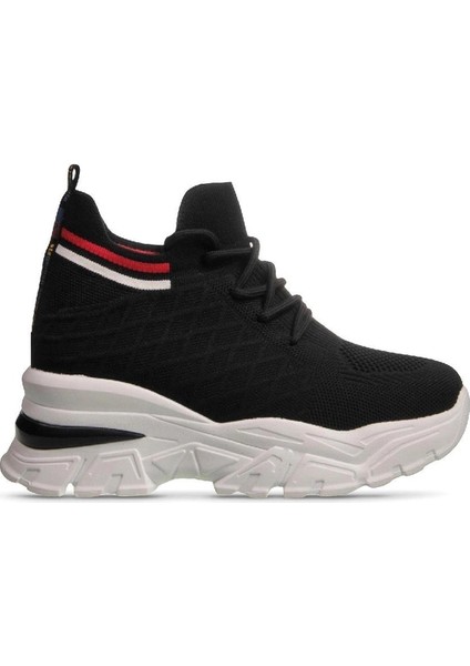 241-1663 Poli Hafif Taban Kadın Sneaker Siyah