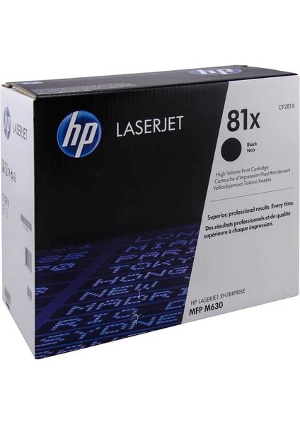 Hp 81X-CF281X Orijinal Toner Yüksek Kapasiteli