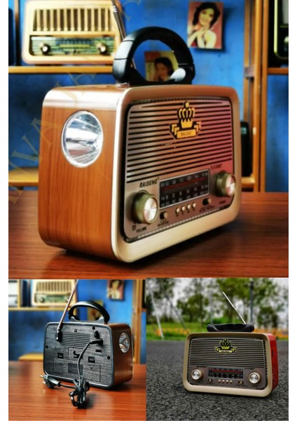 RT-301 Nostalji Bluetooth Şarjlı Radyo USB Sd Mp3 Player modelleri