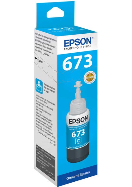 Epson T6732-C13T67324A Mavi Orijinal Mürekkep