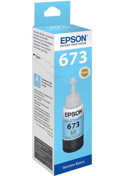 Epson T6735-C13T67354A Açık Mavi Orijinal Mürekkep