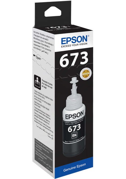 Epson T6731-C13T67314A Siyah Orijinal Mürekkep