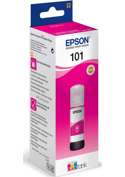 Epson 101-C13T03V34A Kırmızı Orijinal Mürekkep