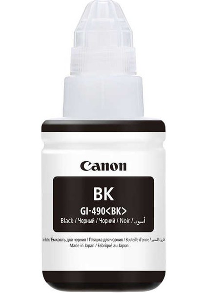 GI-490/0663C001 Siyah Orijinal Mürekkep