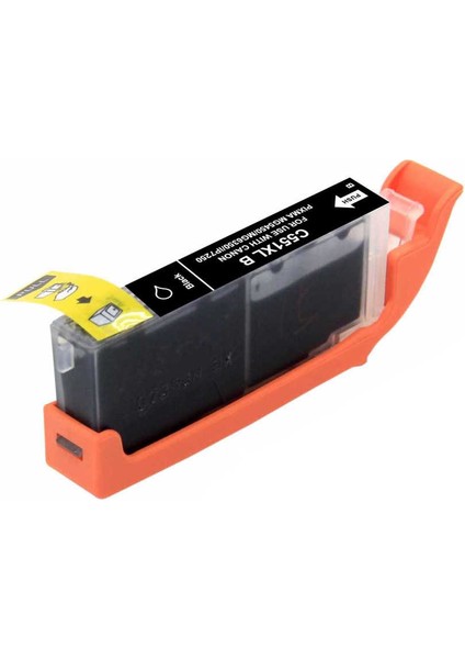 Canon CLI-551XL/6443B001 Siyah Muadil Kartuş Yüksek Kapasiteli