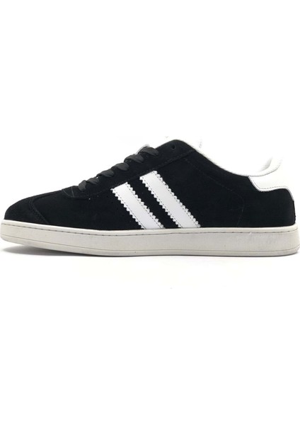 102-24155-M Deri Erkek Spor Ayakkabı Siyah-Beyaz modelleri