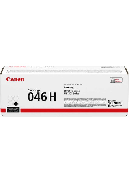Canon CRG-046H/1254C002 Siyah Orijinal Toner Yüksek Kapasiteli