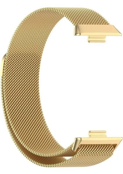 Huawei Watch Fit 3 Kordon Metal Hasır Örgülü Manyetik Mıknatıs Tasarımlı Paslanmaz Milano Kordon fiyatları