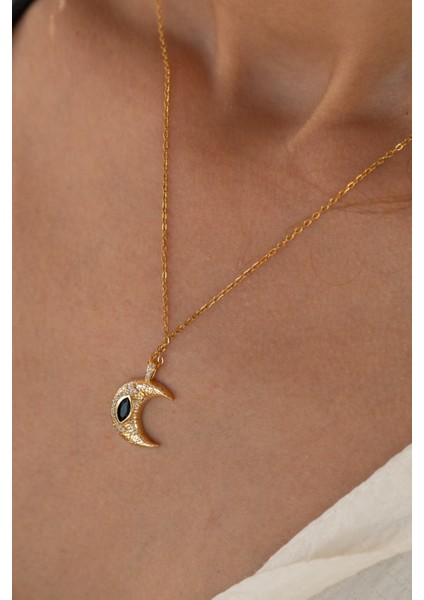 Çelik Gold Moonjy Kolye