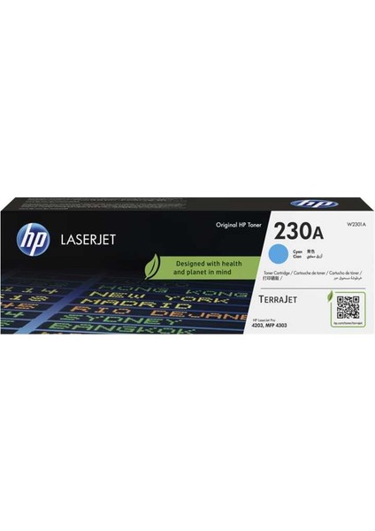 Hp 230A W2301A Mavi Orijinal Toner