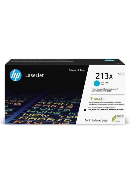 Hp 213A W2131A Mavi Orijinal Toner