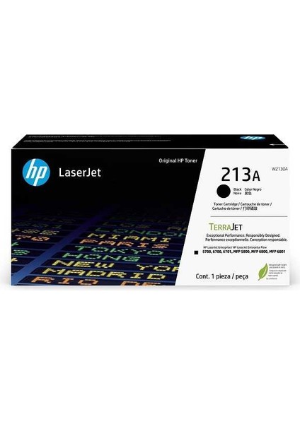 Hp 213 -W2130A Siyah Orijinal Toner