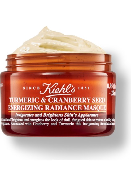 Turmeric & Cranberry Zerdeçal ile Enerji ve Aydınlık Veren Maske 28 ml