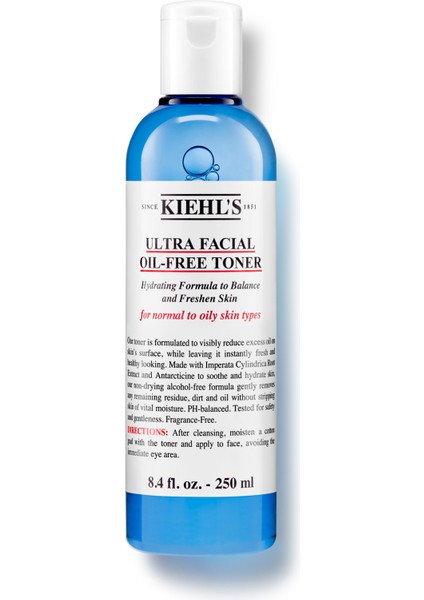 Ultra Facial Oil-Free Yağlı Ciltler Için Dengeleyici Günlük Alkolsüz Tonik 250 ml