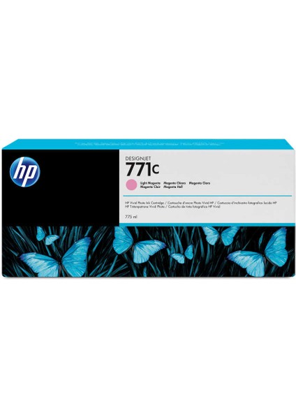 Hp 771C-B6Y11A Açık Kırmızı Orijinal Kartuş