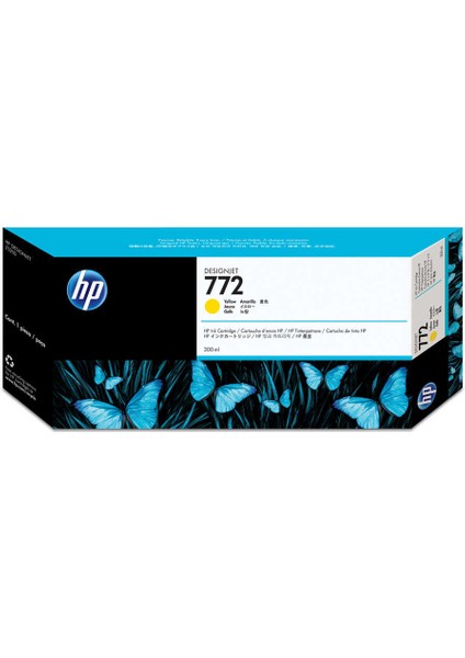 Hp 772-CN630A Sarı Orijinal Kartuş