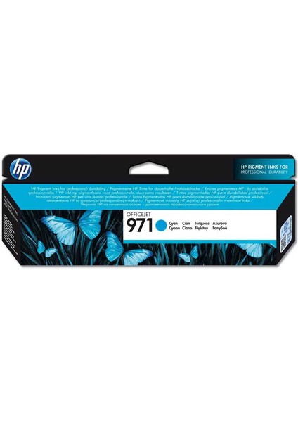 Hp 971-CN622AE Mavi Orijinal Kartuş