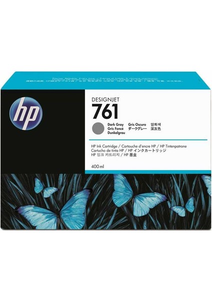 Hp 761-CM996A Koyu Gri Orijinal Kartuş