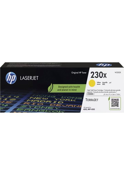 Hp 230X W2302X Sarı Orijinal Toner Yüksek Kapasiteli