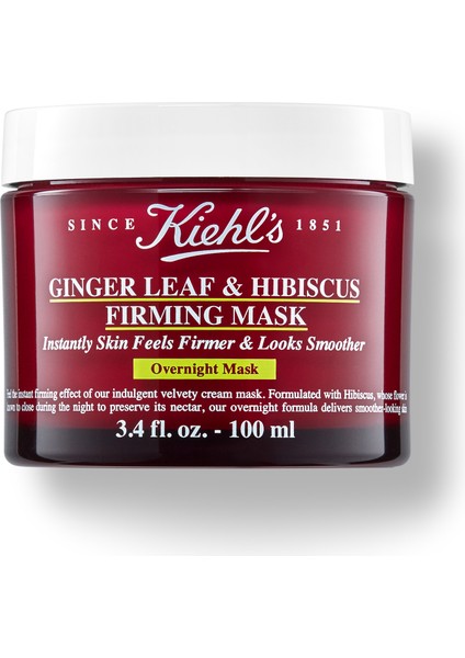 Ginger Leaf & Hibiscus Yaşlanma Karşıtı Sıkılaştırıcı Maske 100 ml