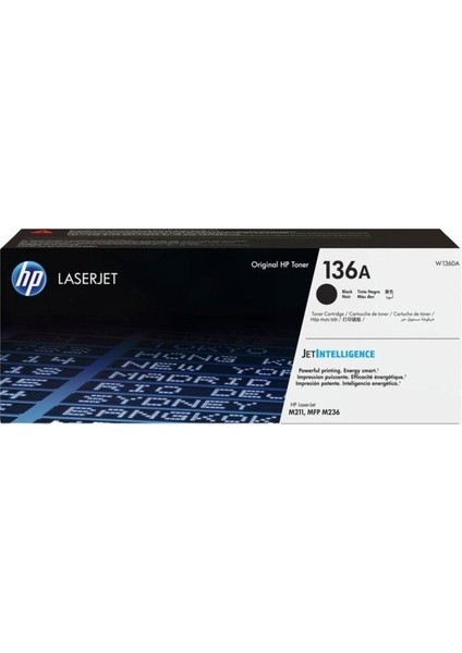 Hp W1360A No 136A Siyah Toner