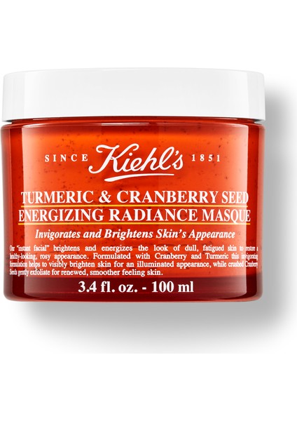 Turmeric & Cranberry Zerdeçal ile Enerji ve Aydınlık Veren Maske 100 ml