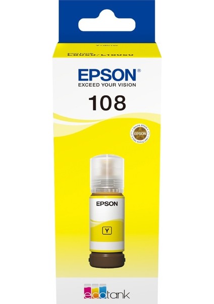 Epson C13T09C44A 108 Sarı 70ML Mürekkep Kartuş