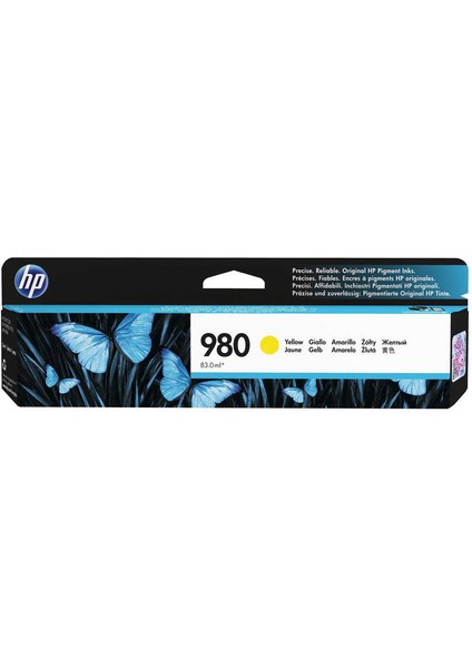 Hp 980-D8J09A Sarı Orijinal Kartuş